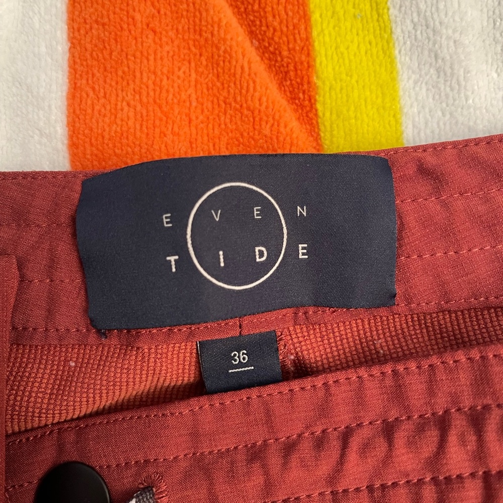 Even Tide Mens Size 36 Red Bathing Suit